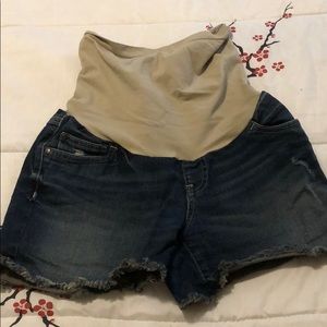 Indigo Blue maternity shorts